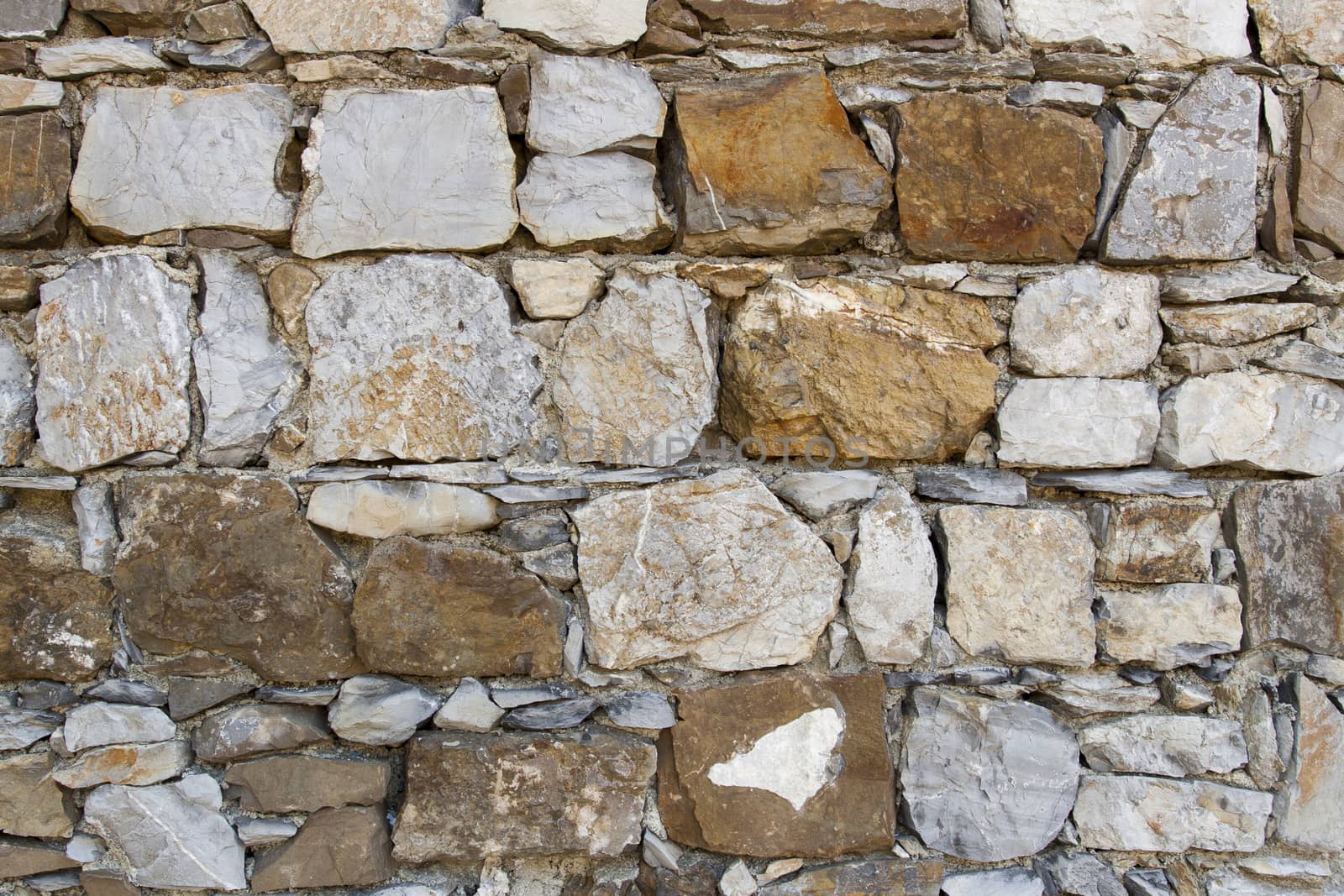 View of a detail of an ancient wall