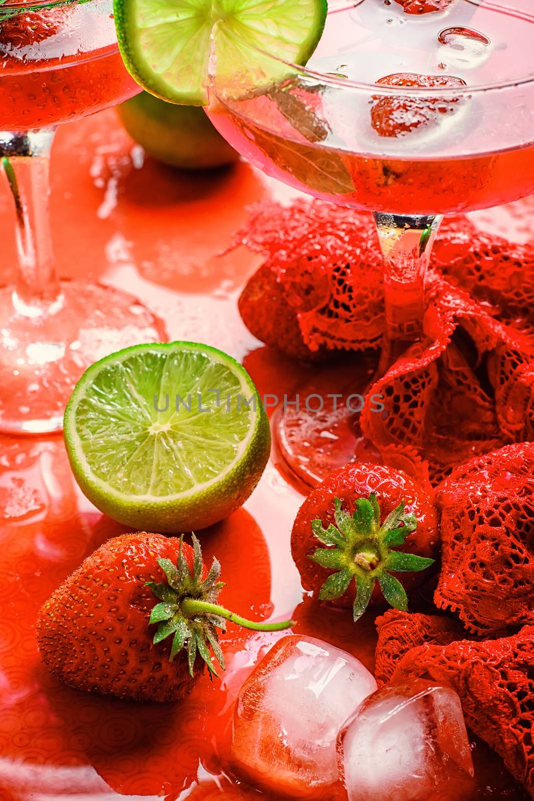 Romantic Mojito with strawberry by LMykola