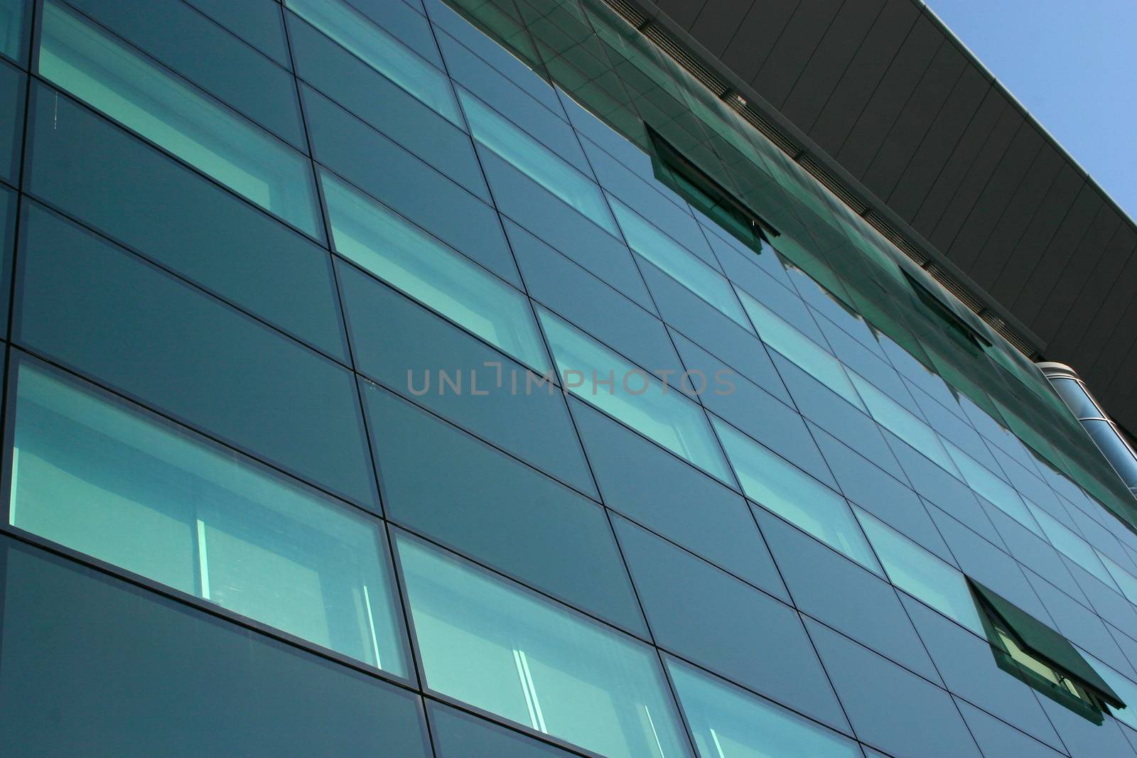 Glass Facade of a Modern Building