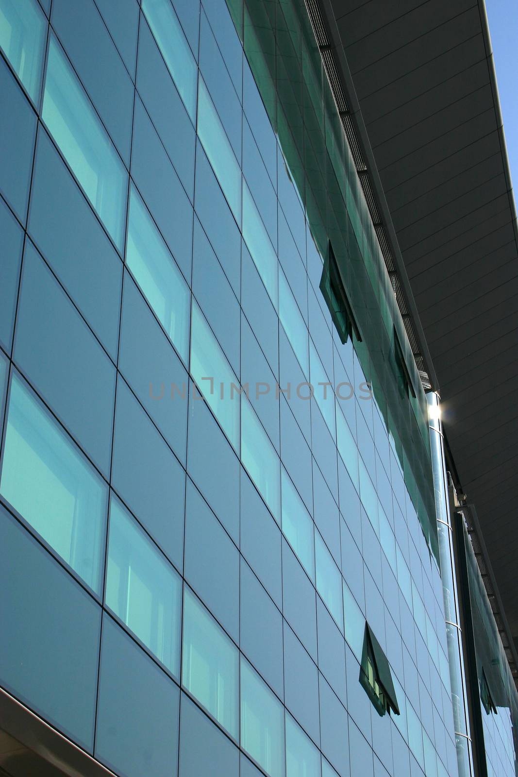Glass Facade of a Modern Building