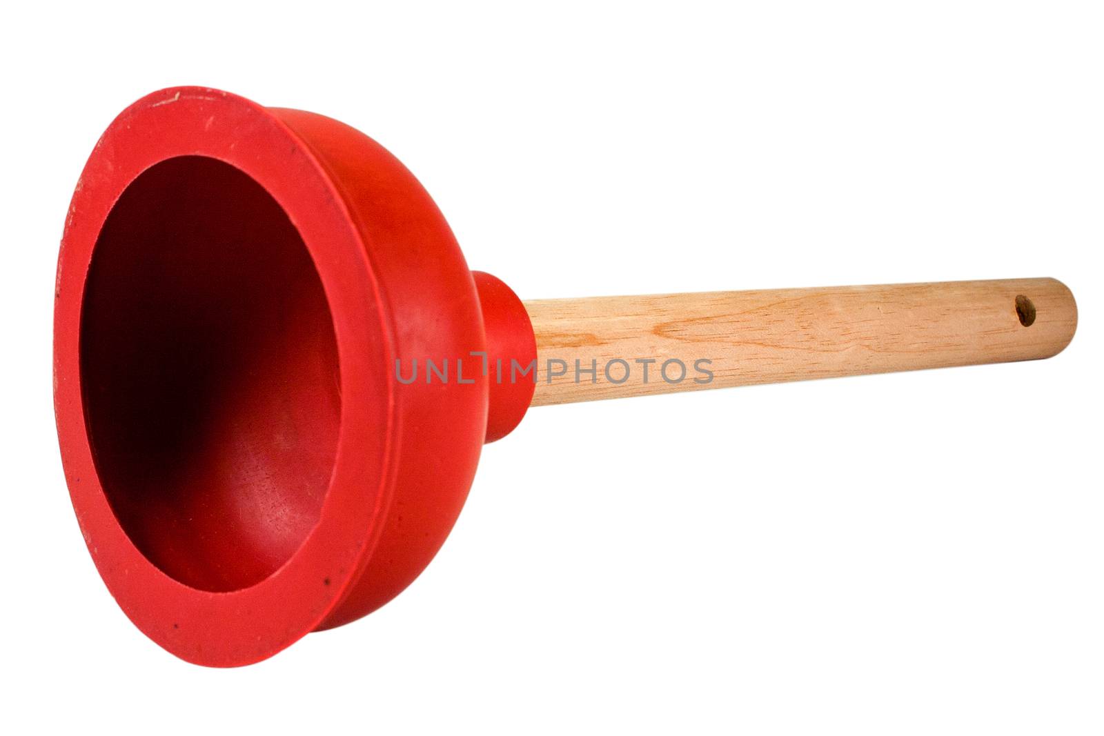 Red Plunger to unclog toilets