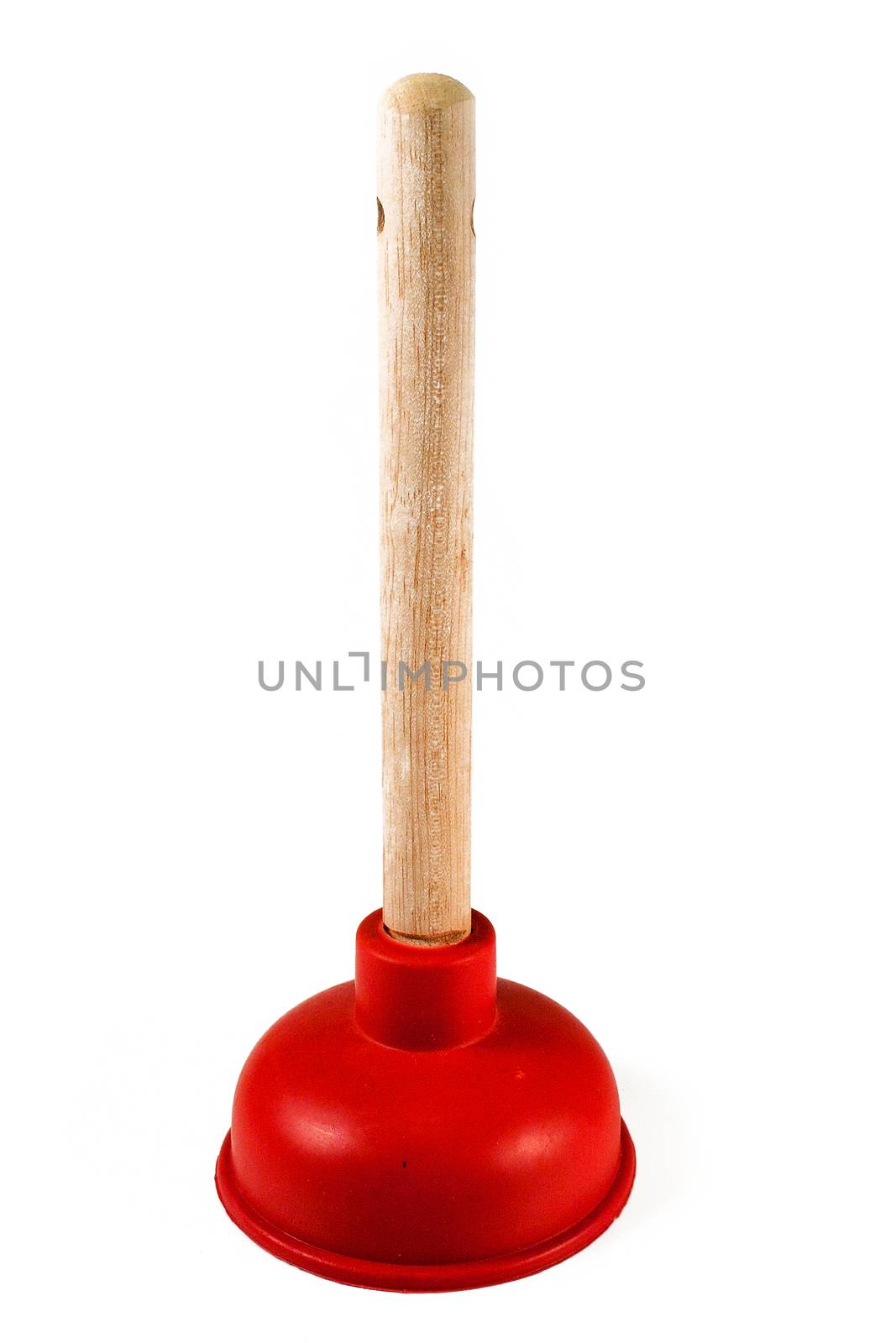 Red Plunger to unclog toilets