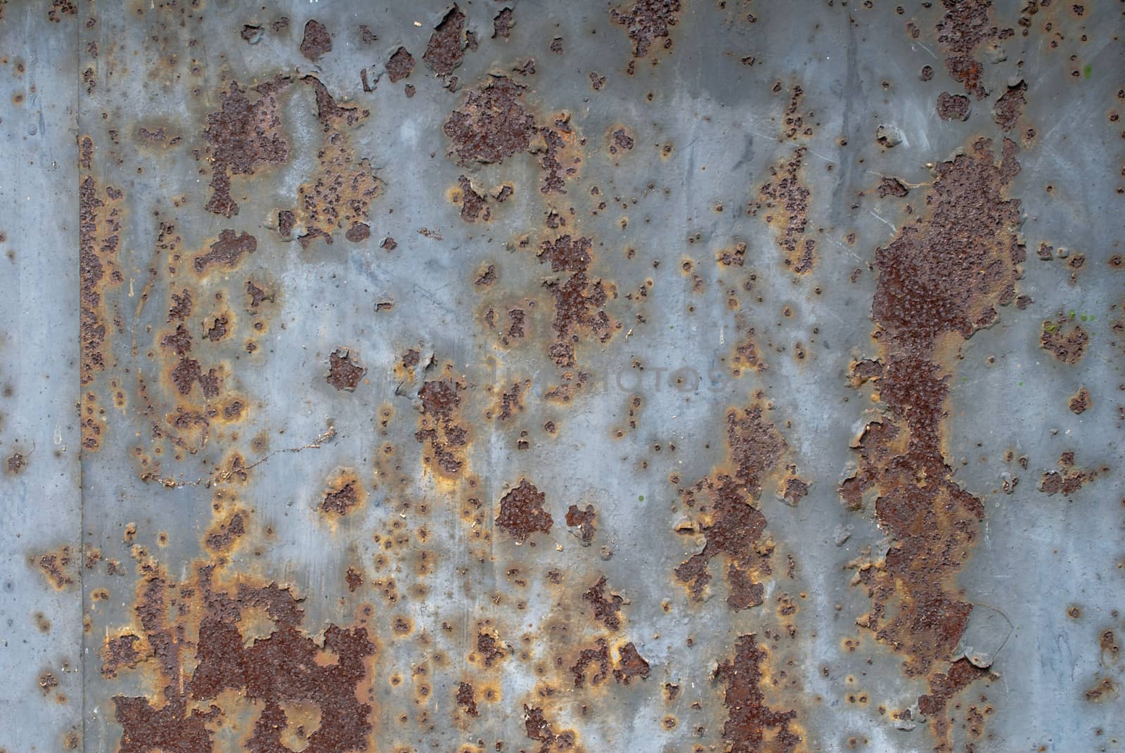 chipped paint on iron surface, grunge metal surface, great background or texture for your project by uvisni