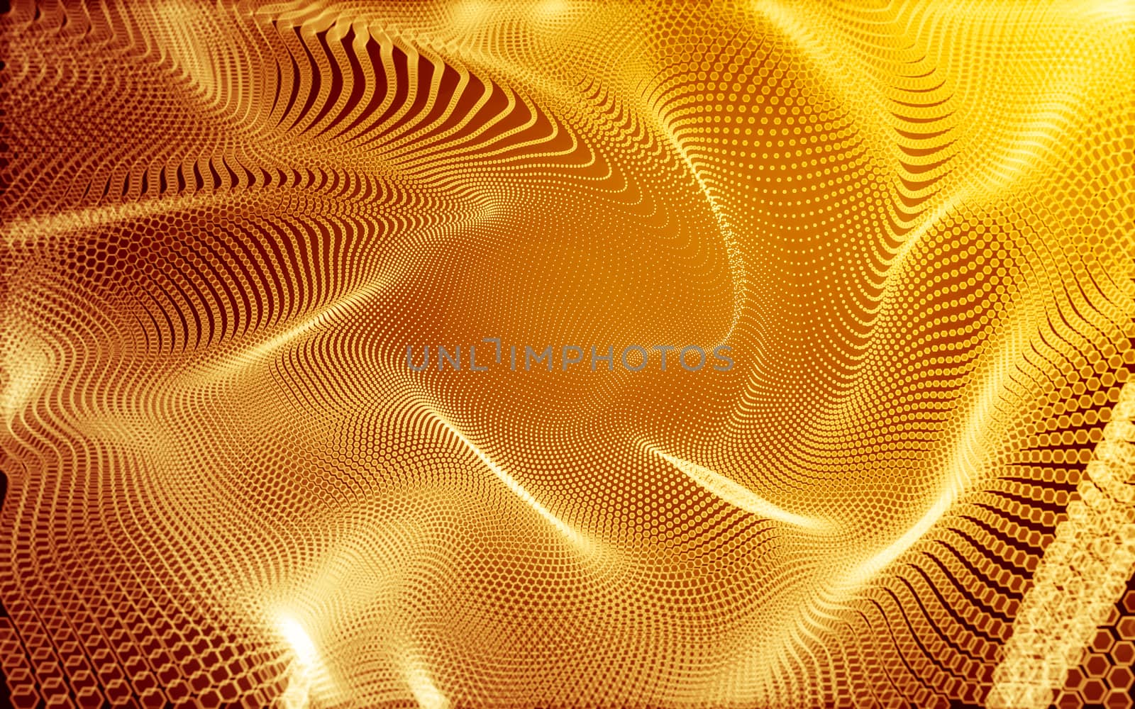 Abstract polygonal space low poly dark background with connecting dots and lines. Connection structure. 3d rendering