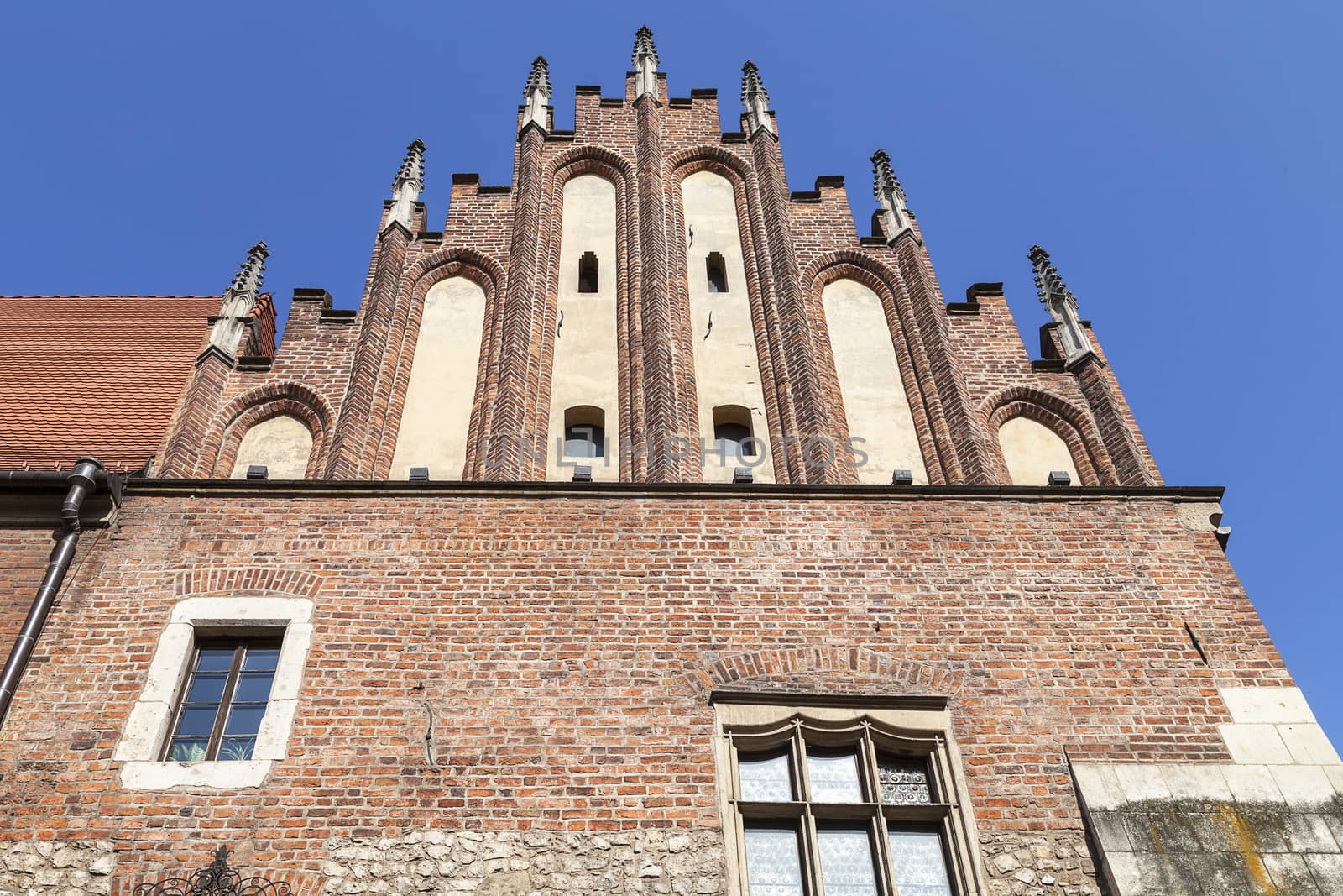 Gothic facade of Collegium Maius,  Krakow, Poland by mychadre77
