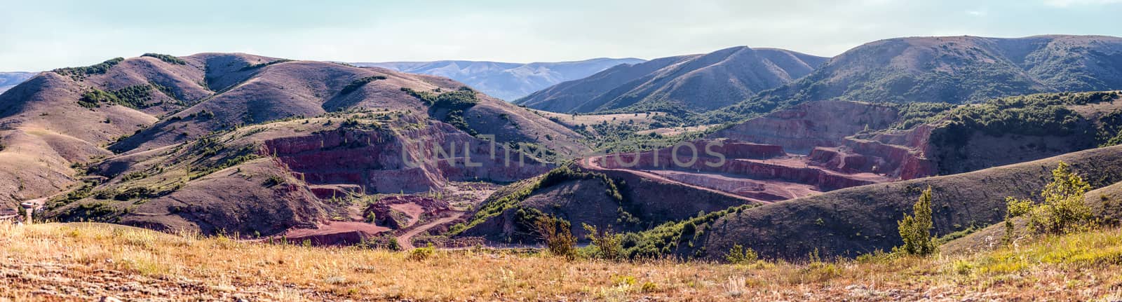 Quarry red marble. by fogen