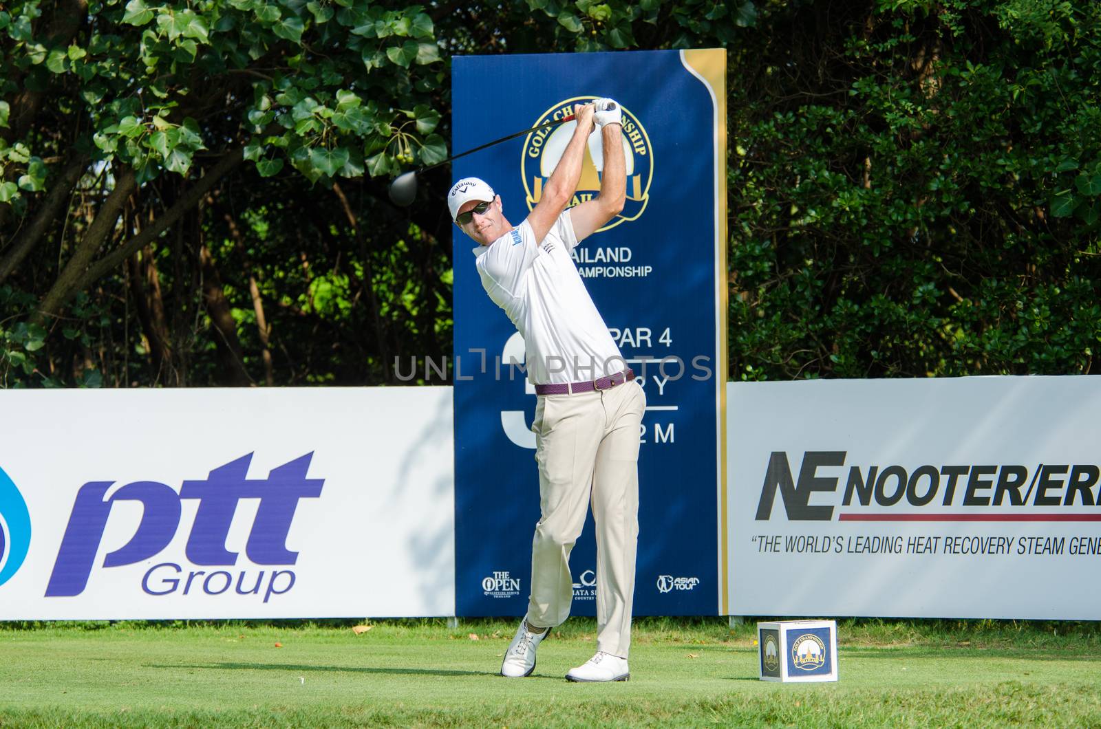 Nicolas Colsaerts in Thailand Golf Championship 2015 by chatchai