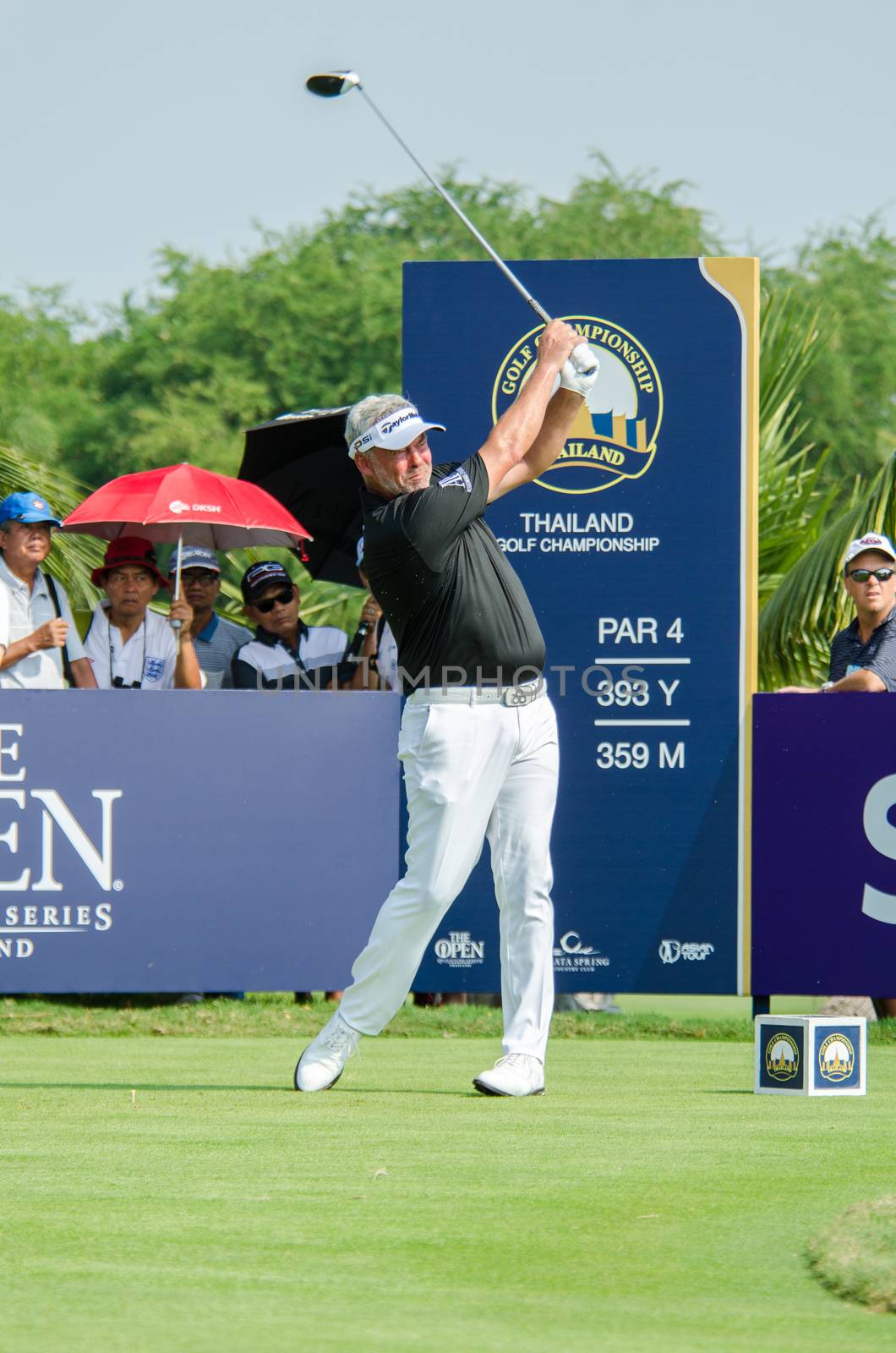 Darren Clarke in Thailand Golf Championship 2015 by chatchai