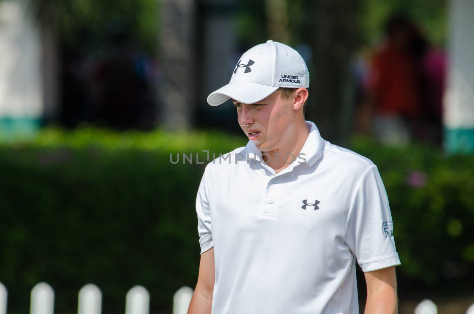 CHONBURI - DECEMBER 13 : Matthew Fitzpatrick of England player in Thailand Golf Championship 2015 at Amata Spring Country Club on December 13, 2015 in Chonburi, Thailand.