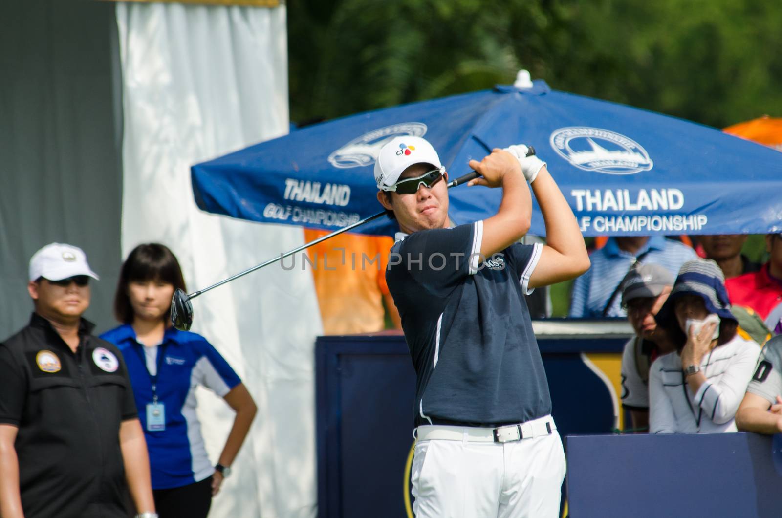 Byeonghun An in Thailand Golf Championship 2015 by chatchai
