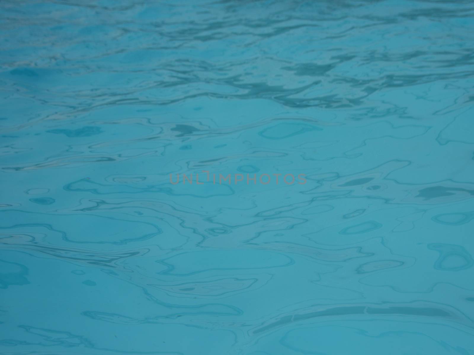 Blue Water Tranquil Abstract from Soft Swimming Pool Waves
