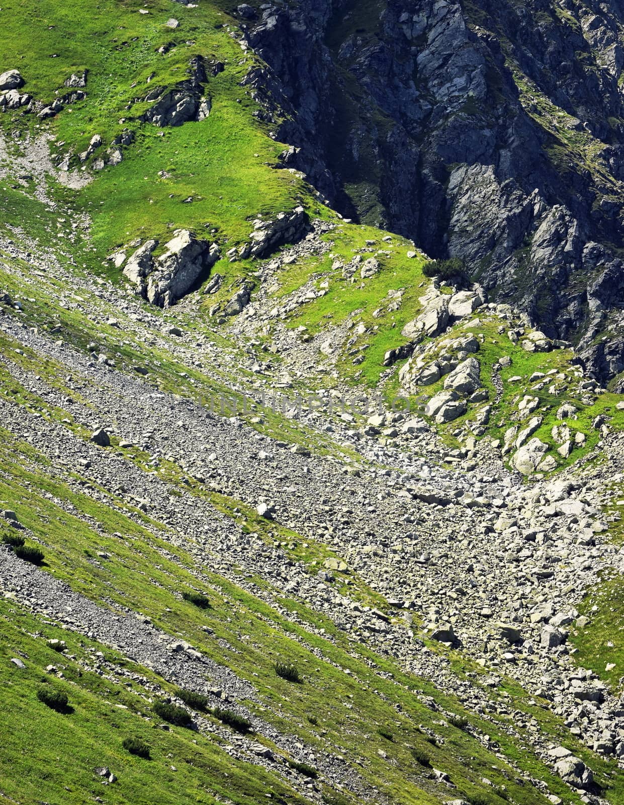 abstract background alpine rocky ridge detail