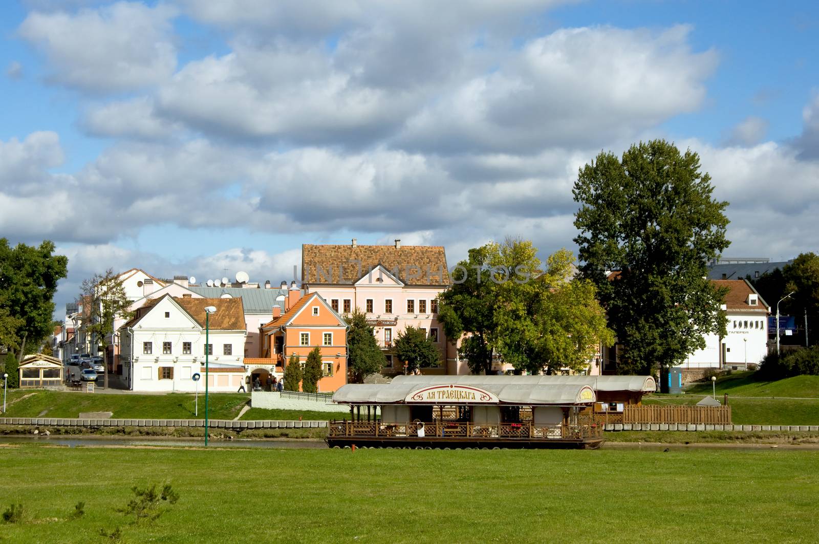 Old City in the historic area in Minsk