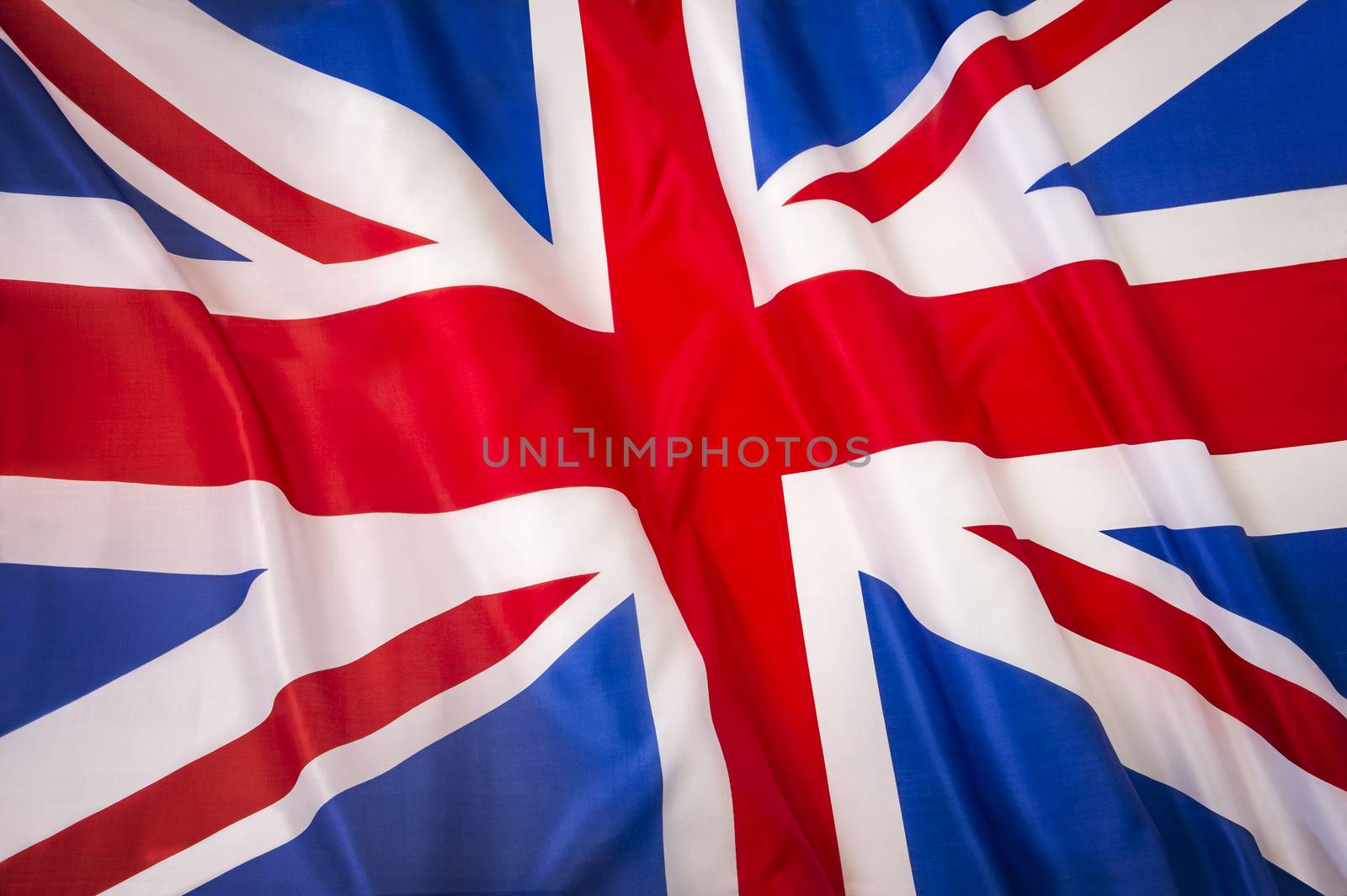 Closeup of Union Jack Flag