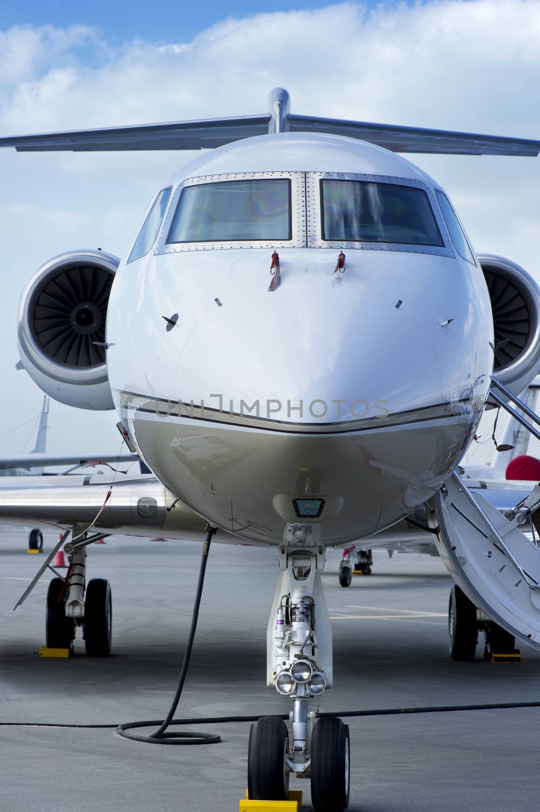 Closeup of Executive Jet