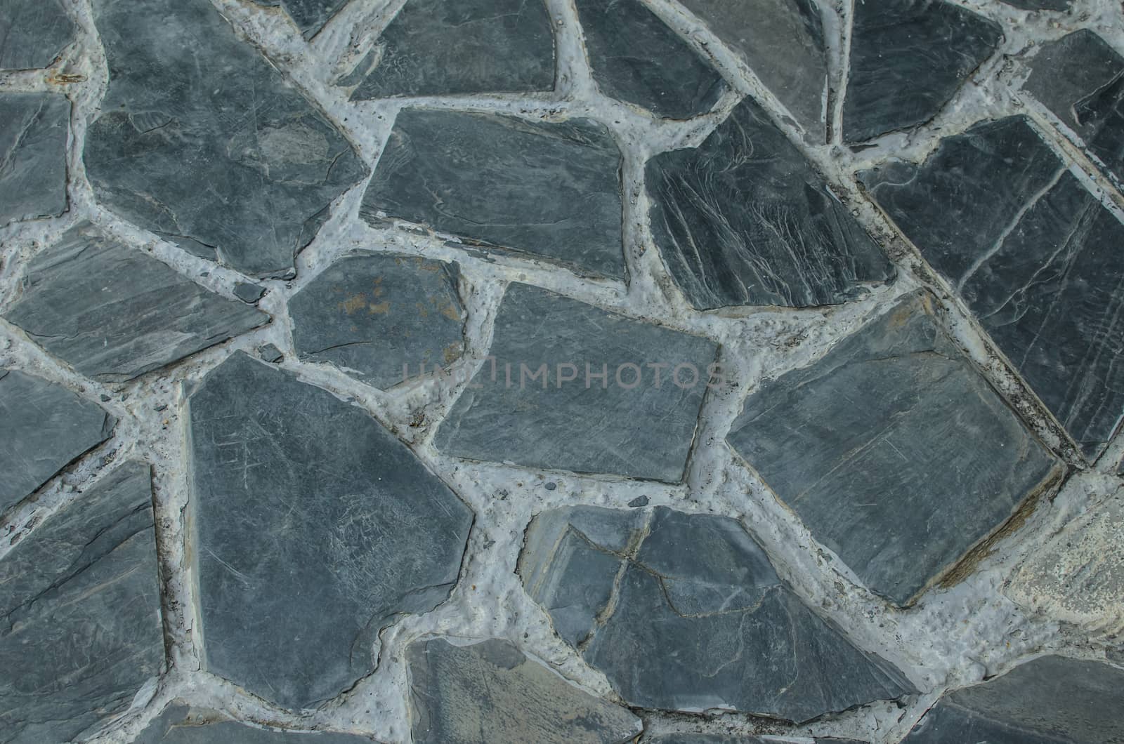 Granite flagstone pavement wall background by worrayuth