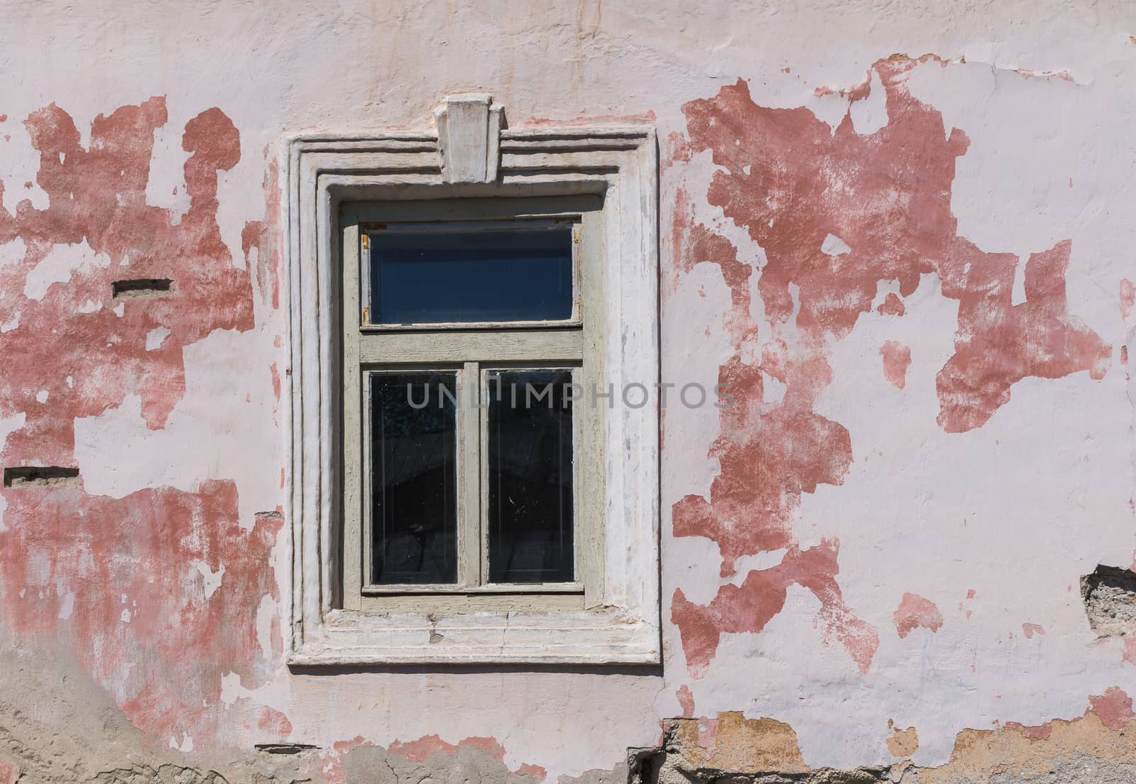 Window and a facade of an old house by YassminPhoto