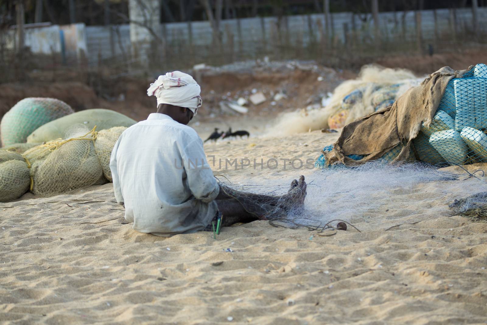 Documentary images : Fishermen at Pondichery, India by CatherineL-Prod