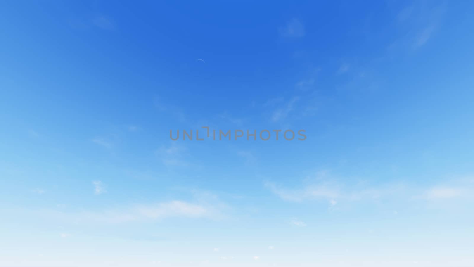 Cloudy blue sky abstract background, blue sky background with tiny clouds, 3d rendering

