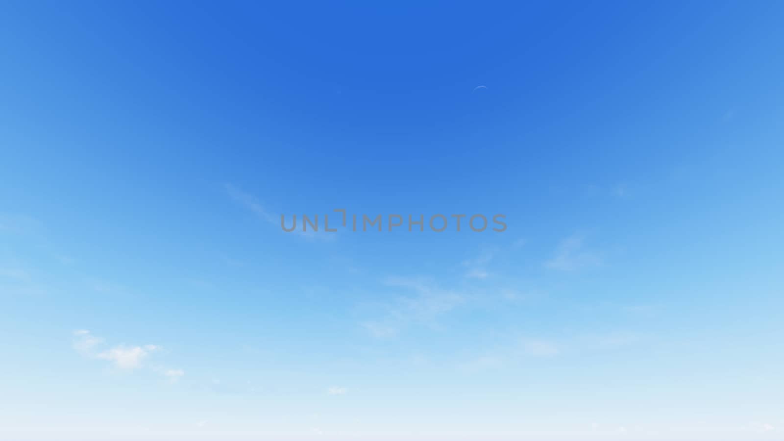 Cloudy blue sky abstract background, blue sky background with tiny clouds, 3d rendering

