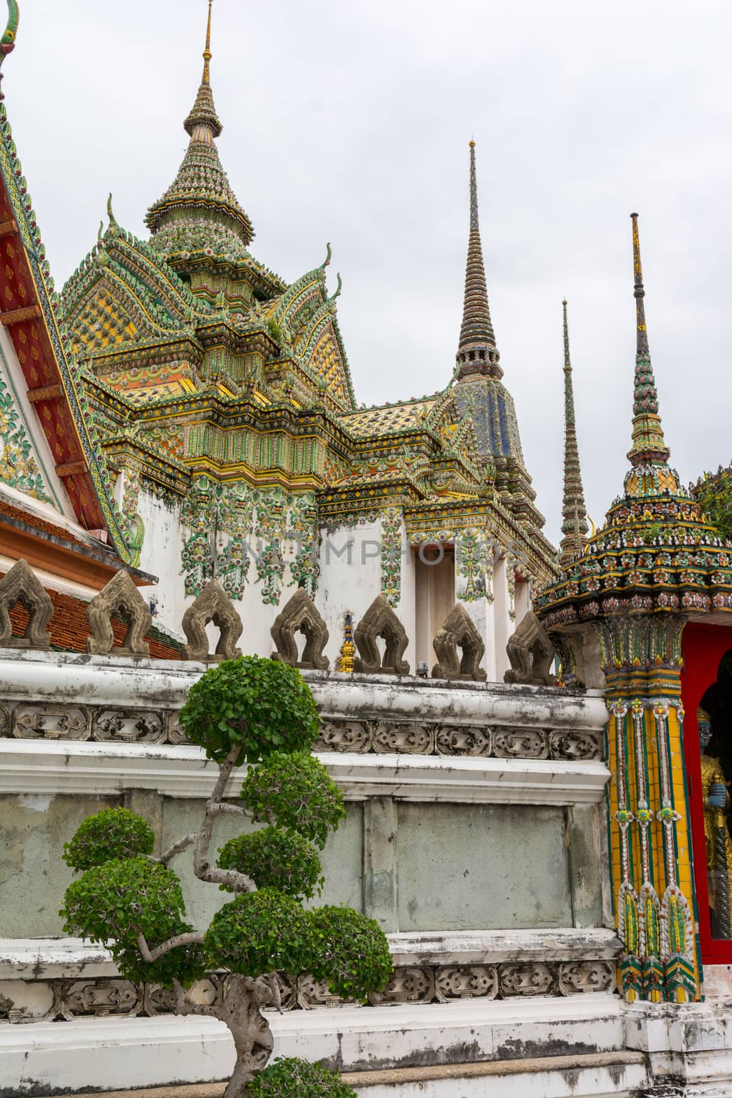 Famous Wat Pho in Bangkok, Thailand