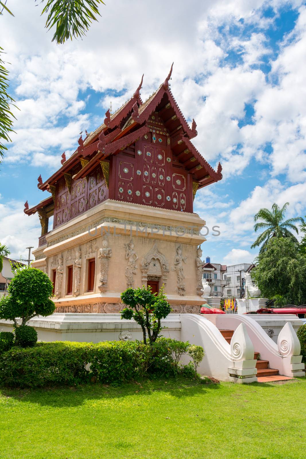 Wat Phra Sing in Chiang Mai Province ,Thailand