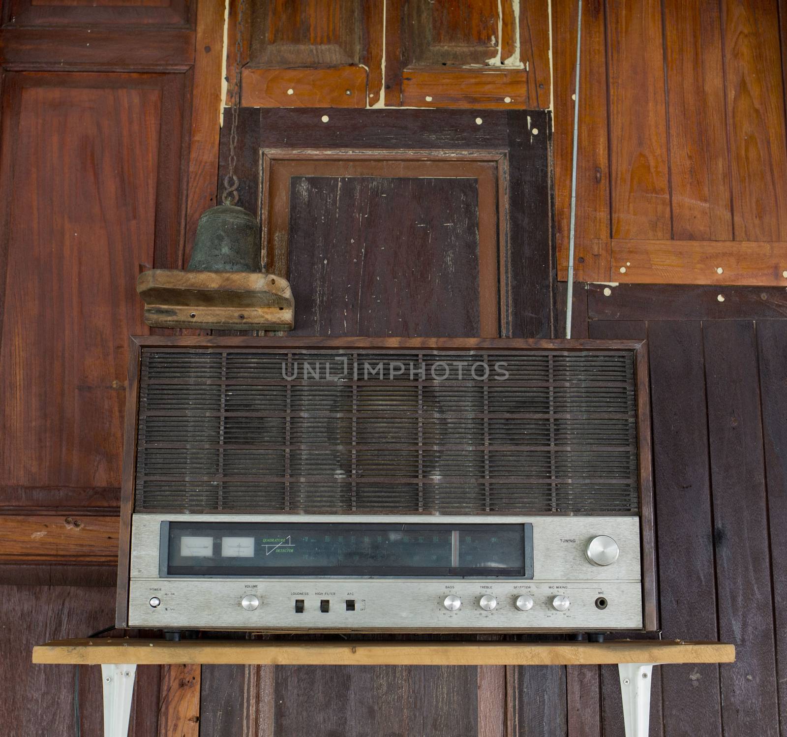 Old radio in Thai House