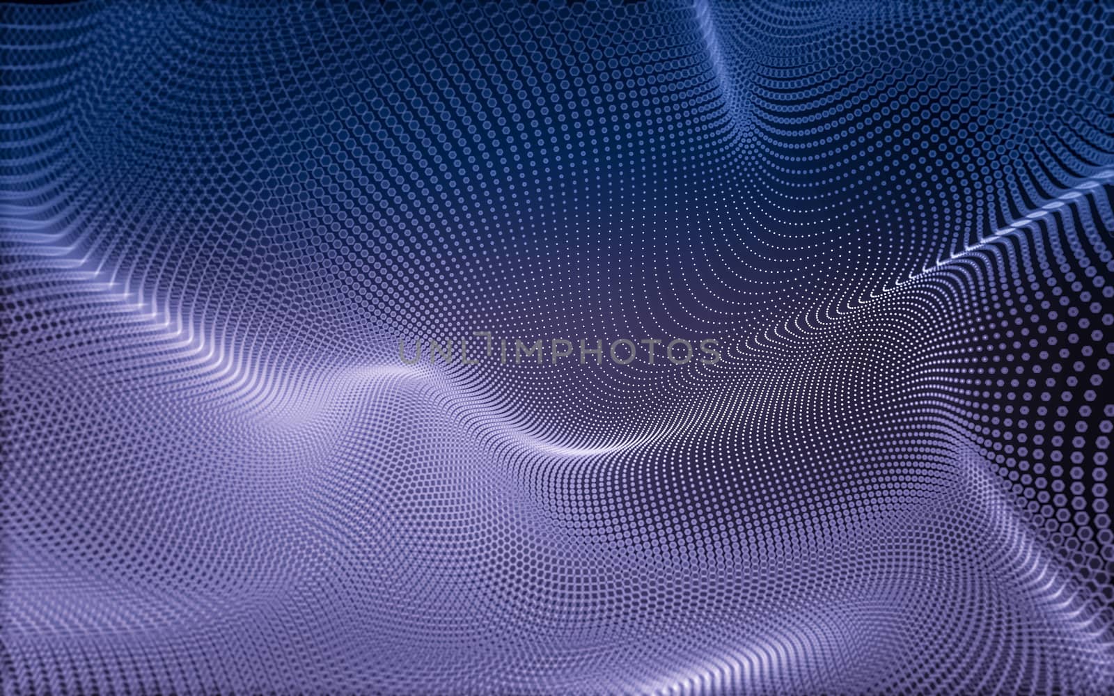 Abstract polygonal space low poly dark background with connecting dots and lines. Connection structure. 3d rendering