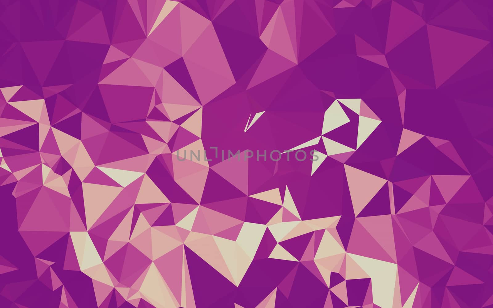 Abstract low poly background, geometry triangle by teerawit