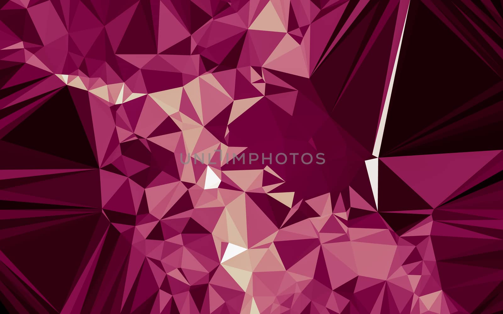 Abstract low poly background, geometry triangle by teerawit