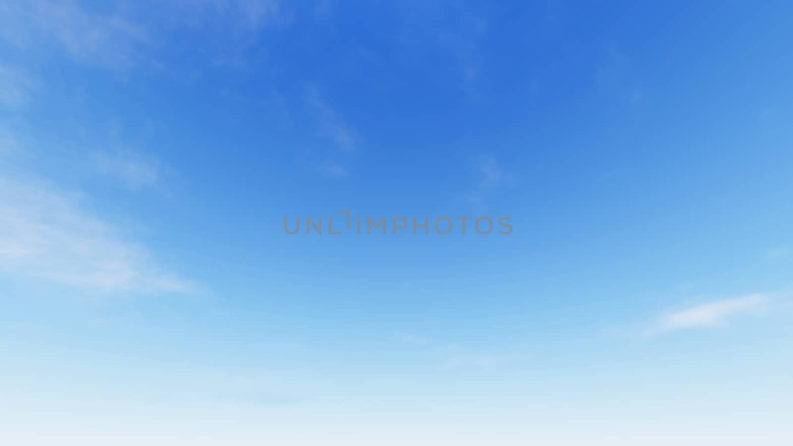 Cloudy blue sky abstract background, blue sky background with tiny clouds, 3d rendering

