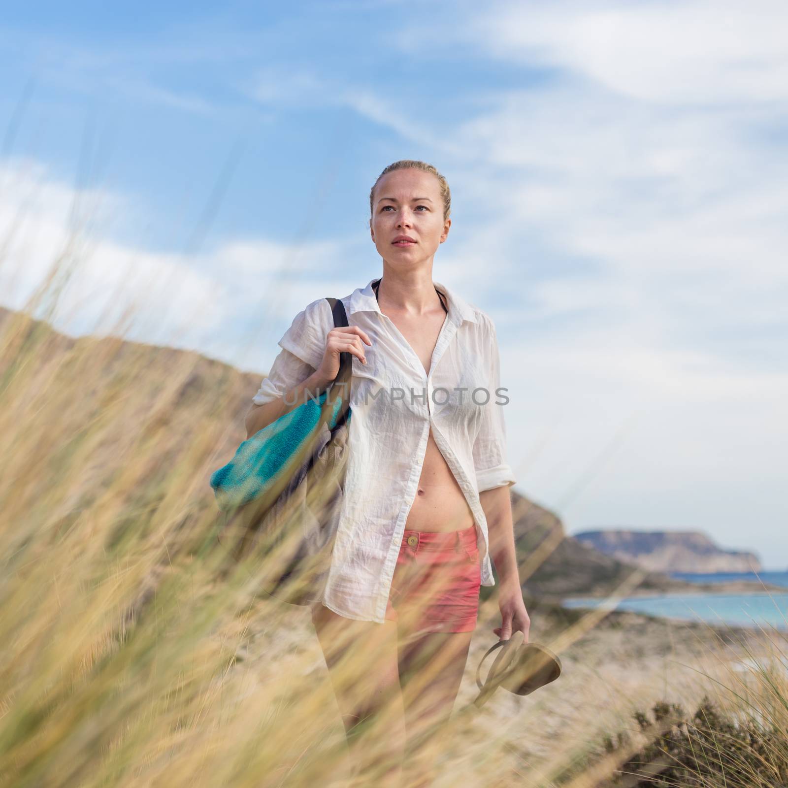 Free Happy Woman Enjoying Sun on Vacations. by kasto