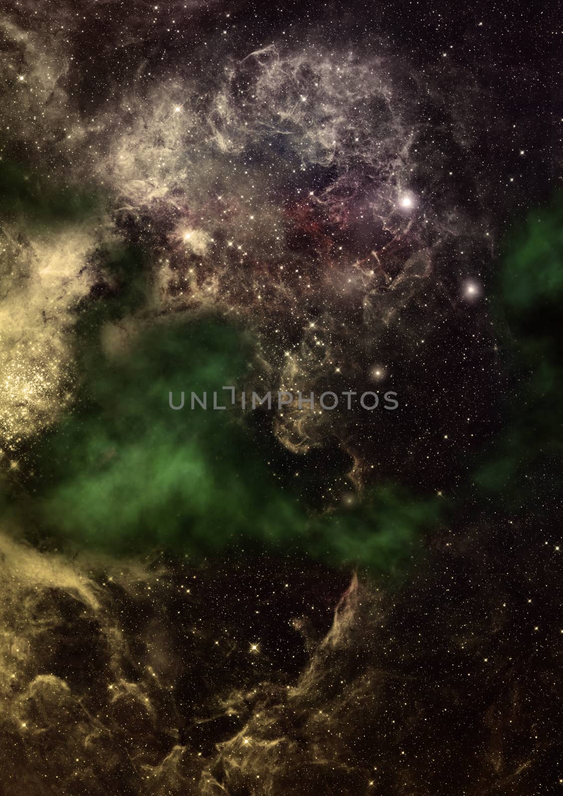 Small part of an infinite star field of space in the Universe. "Elements of this image furnished by NASA".