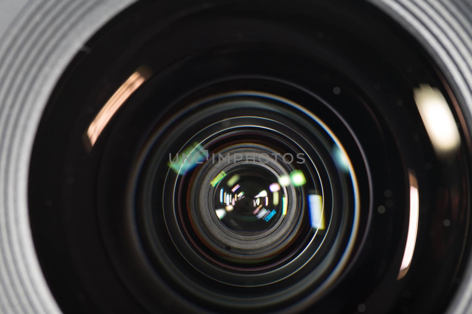 Lens closeup
