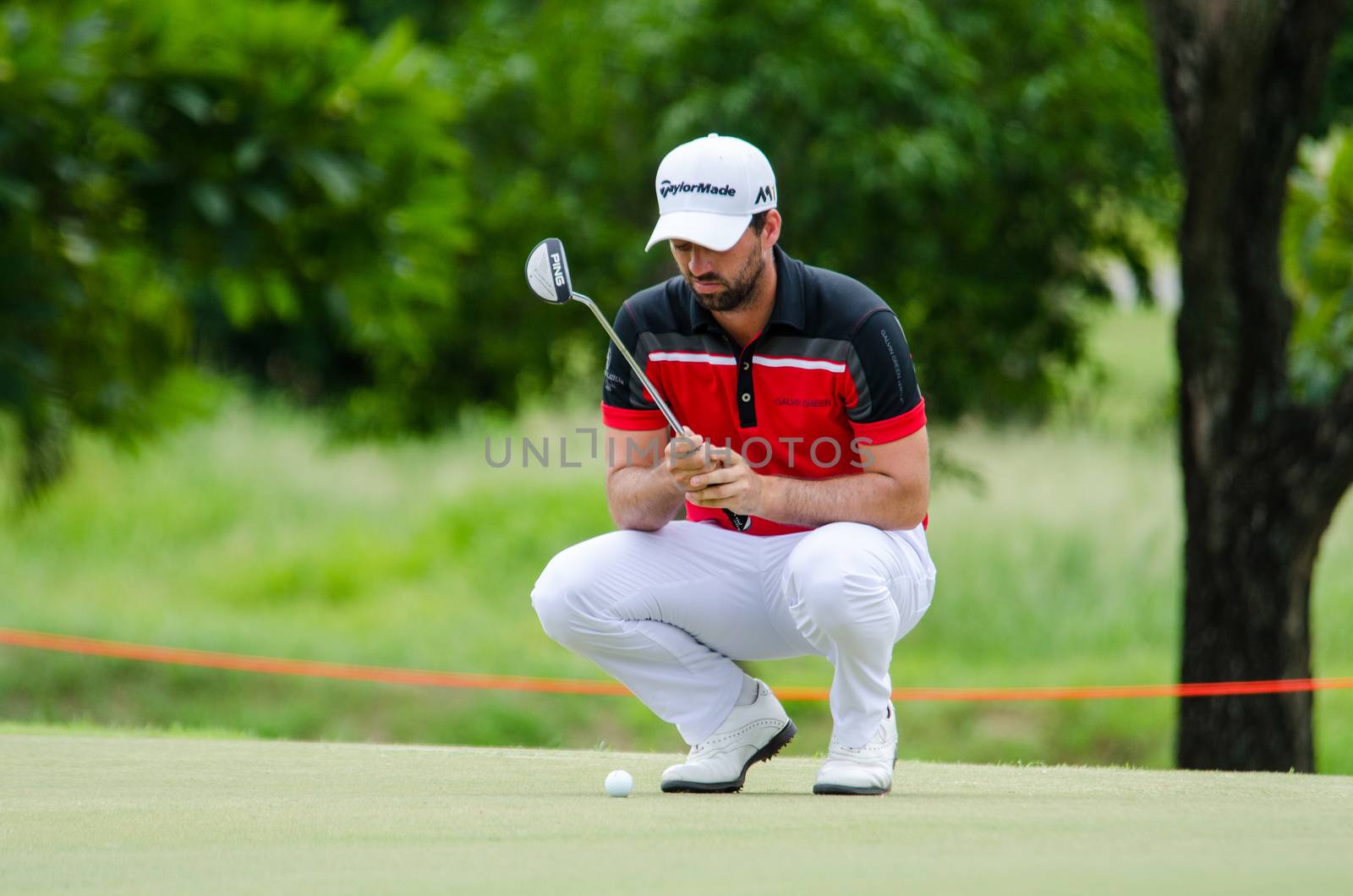CHONBURI - JULY 31 : John Parry of England  in King's Cup 2016 at Phoenix Gold Golf & Country Club Pattaya on July 31, 2016 in Chonburi, Thailand.