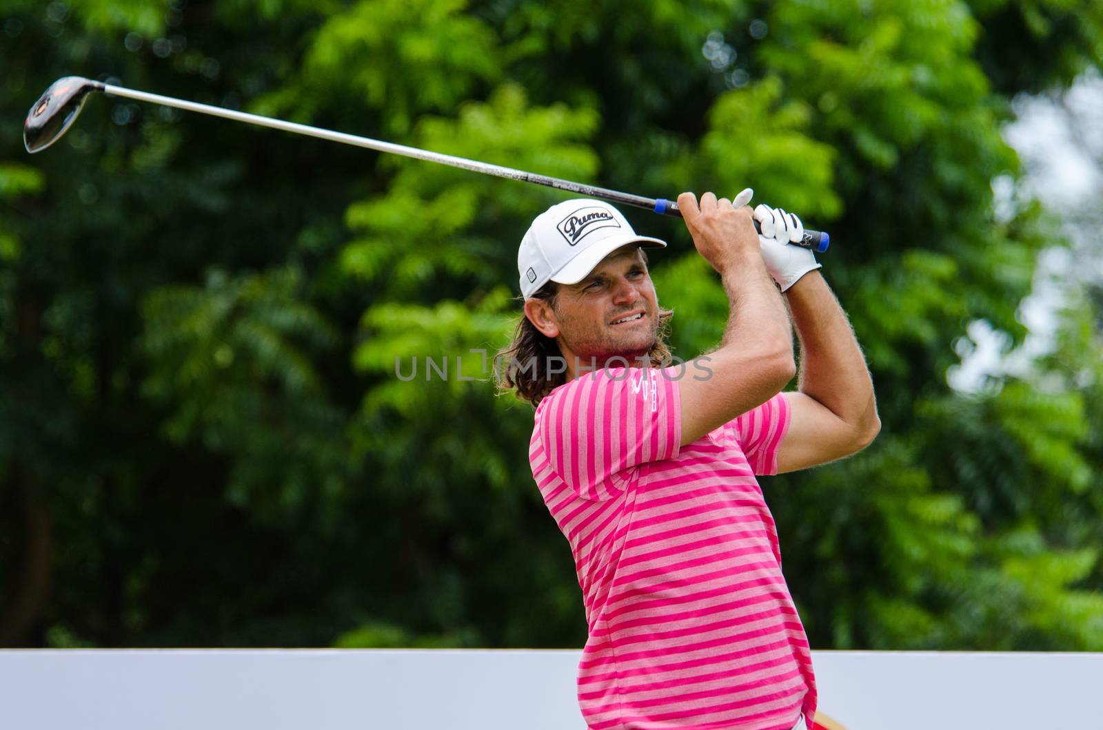 CHONBURI - JULY 31 : Johan Edfors of Sweden in King's Cup 2016 at Phoenix Gold Golf & Country Club Pattaya on July 31, 2016 in Chonburi, Thailand.