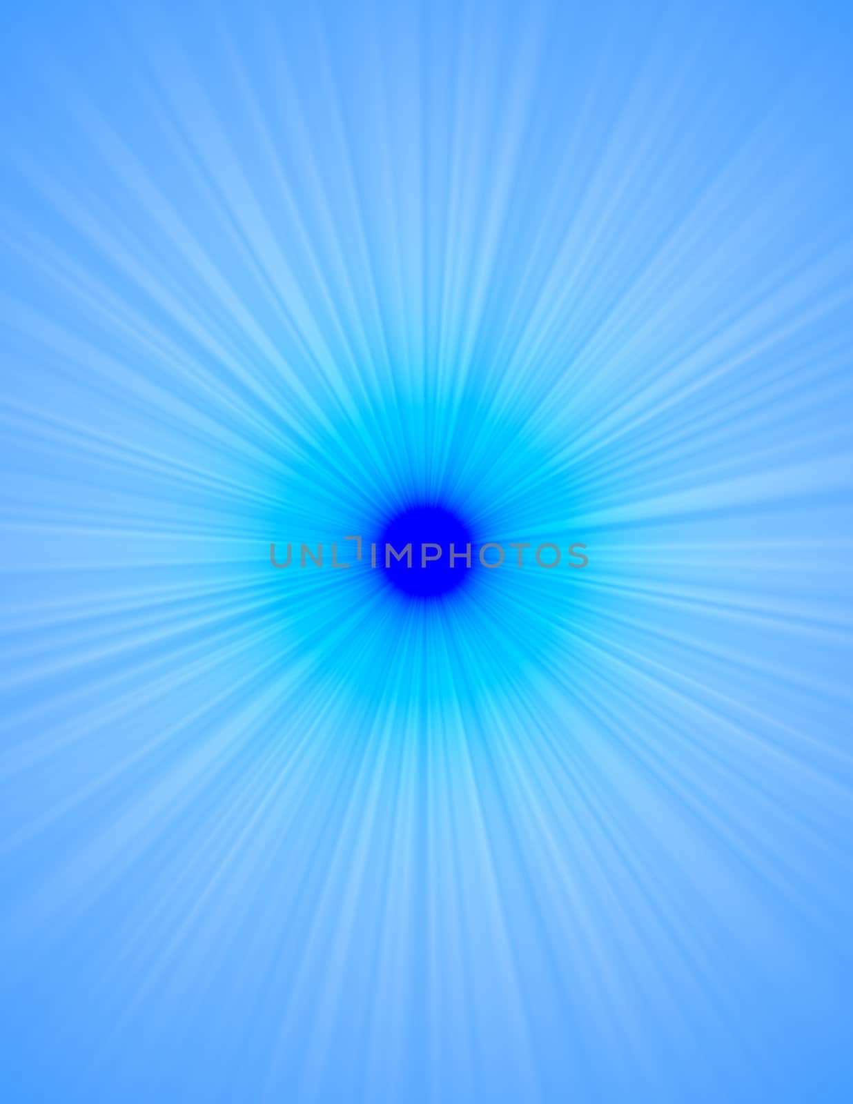 Abstract background with bright blue burst