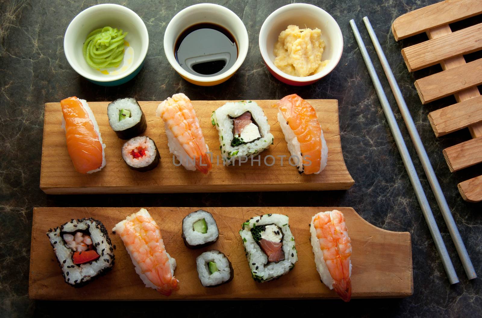 Sushi meal by unikpix