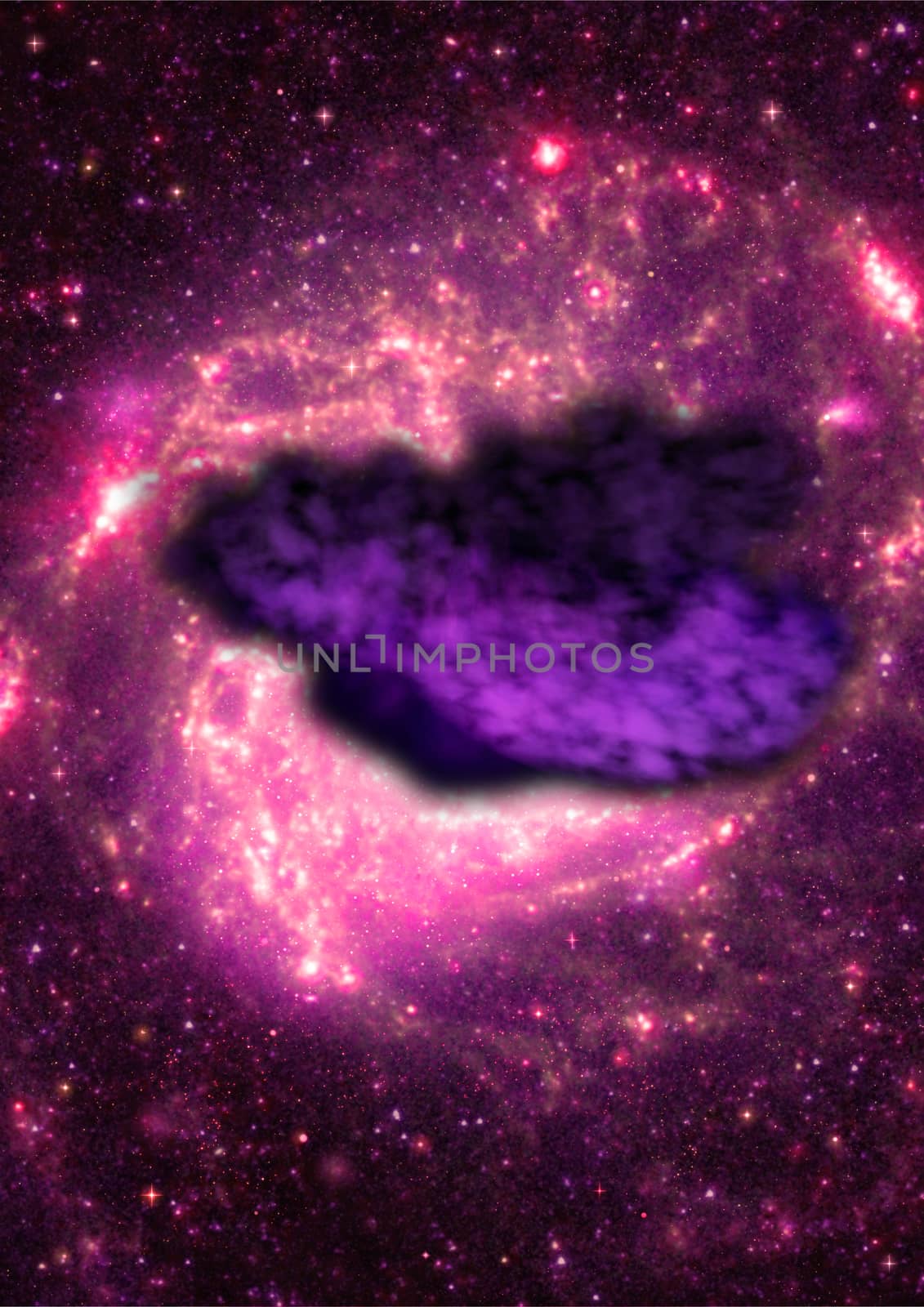 Star field in space a nebulae and a gas congestion. "Elements of this image furnished by NASA".