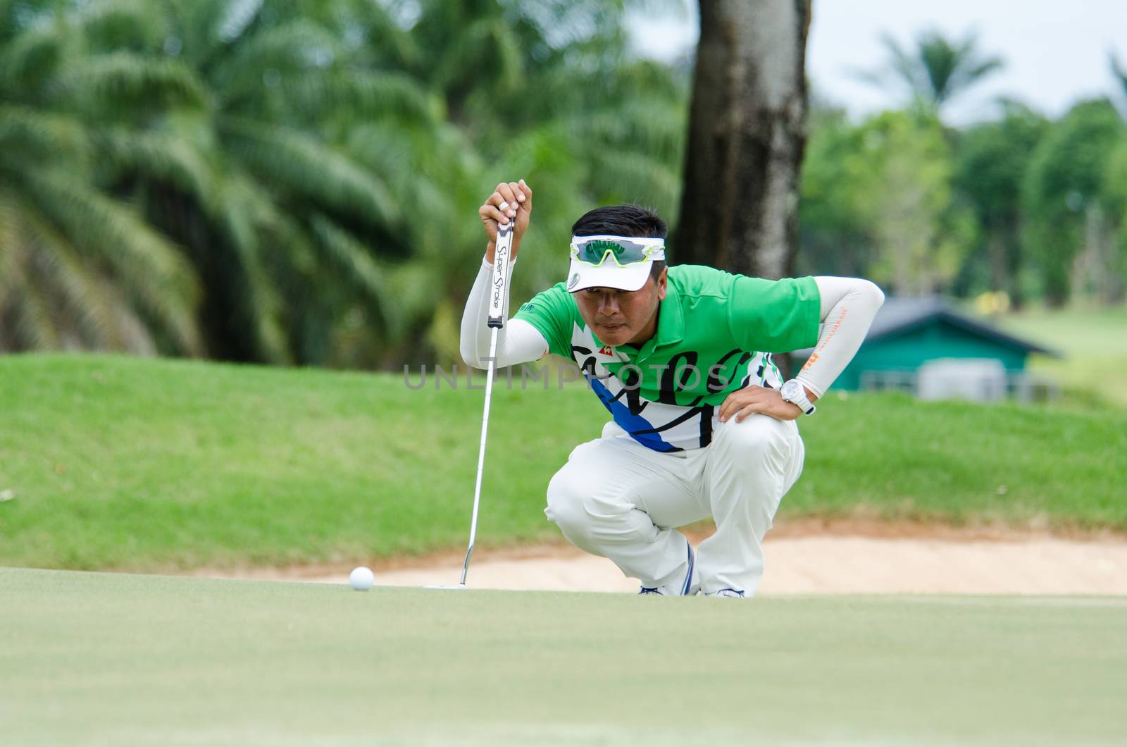 CHONBURI - JULY 31 : Lin Wen-tang of Chinese Taipei winner in King's Cup 2016 at Phoenix Gold Golf & Country Club Pattaya on July 31, 2016 in Chonburi, Thailand.