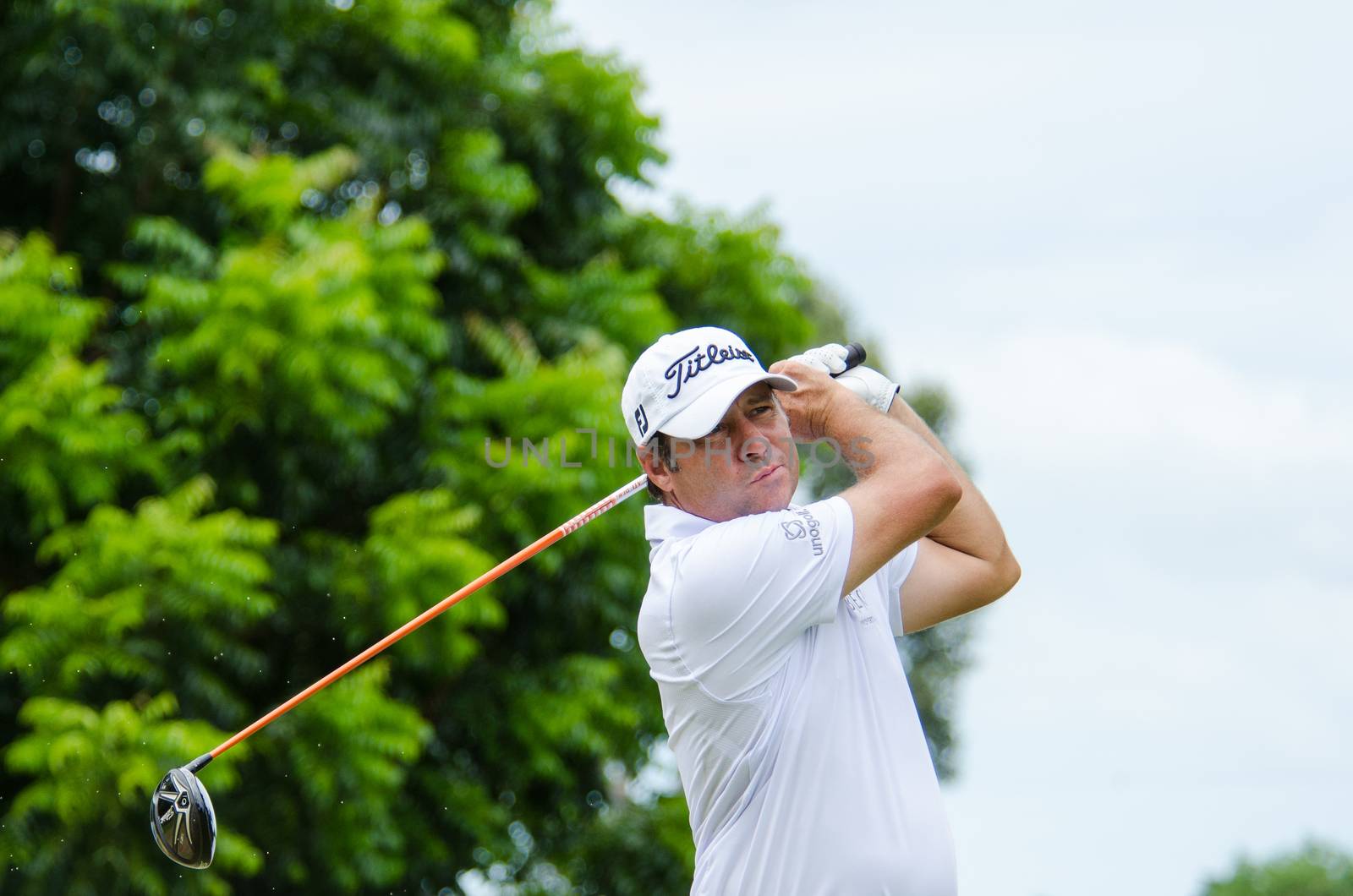 CHONBURI - JULY 31 : Terry Pilkadaris of Australia in King's Cup 2016 at Phoenix Gold Golf & Country Club Pattaya on July 31, 2016 in Chonburi, Thailand.