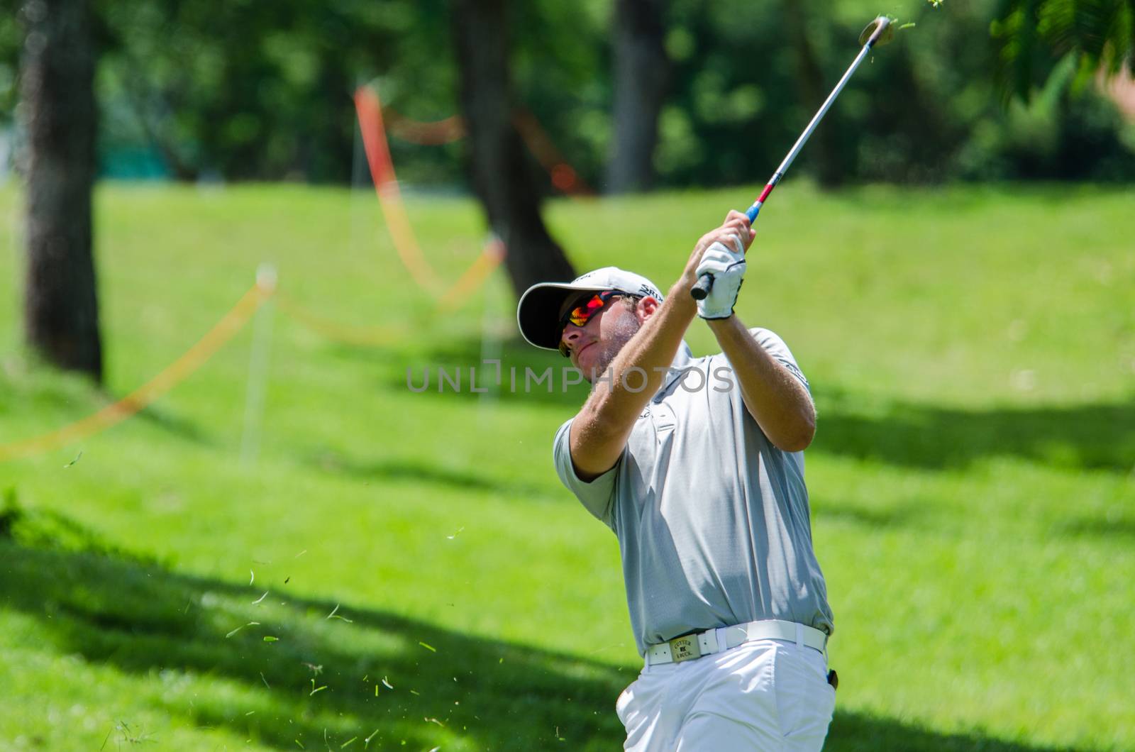 CHONBURI - JULY 31 : Pelle Edberg of Sweden in King's Cup 2016 at Phoenix Gold Golf & Country Club Pattaya on July 31, 2016 in Chonburi, Thailand.