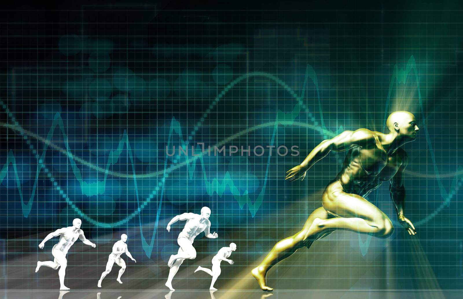 Fitness Training Program as a Art Concept