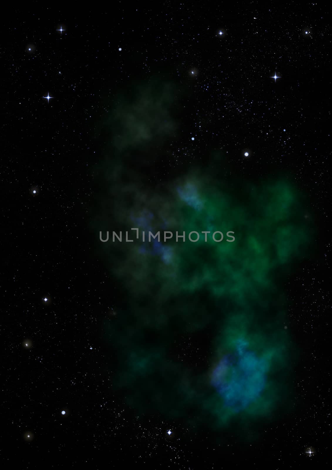 Star field in space a nebulae and a gas congestion. "Elements of this image furnished by NASA".