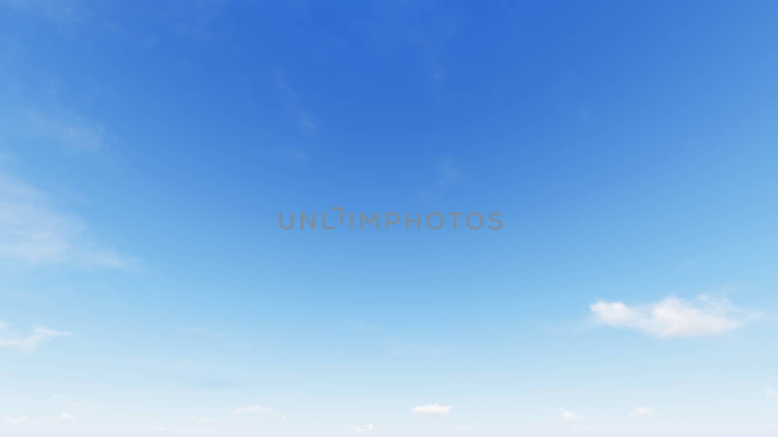 Cloudy blue sky abstract background, blue sky background with tiny clouds, 3d rendering

