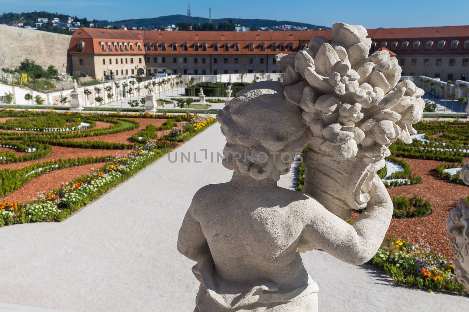 Baroque garden, Bratislava castle, Slovakia by YassminPhoto