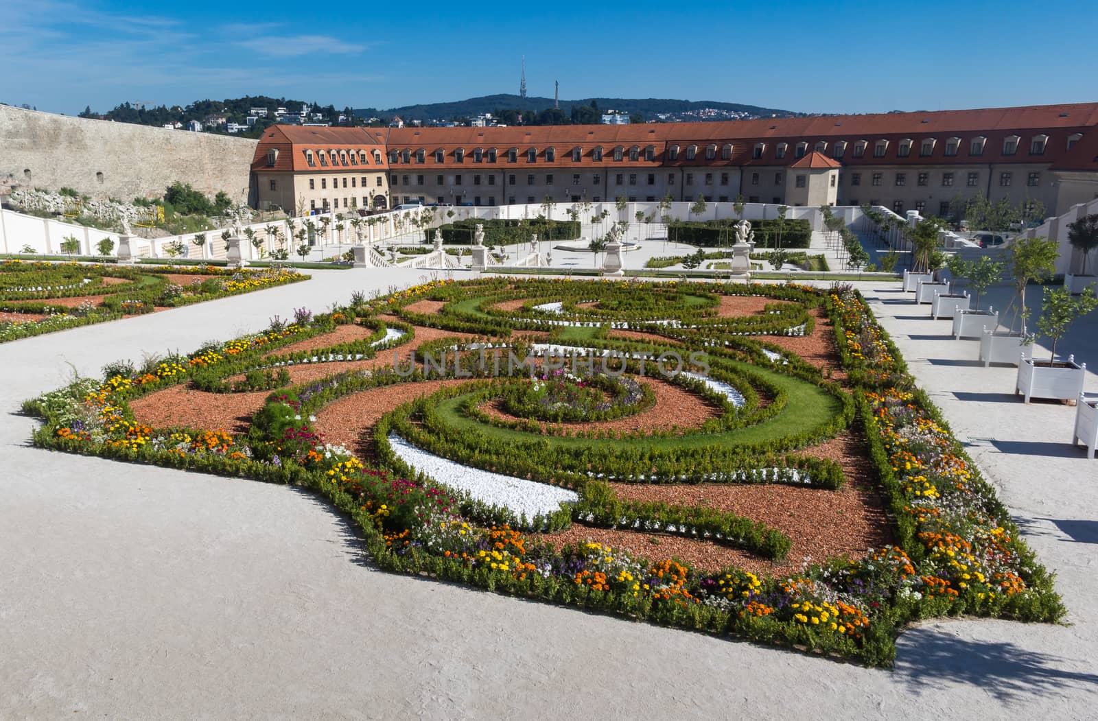 Baroque garden, Bratislava castle, Slovakia by YassminPhoto