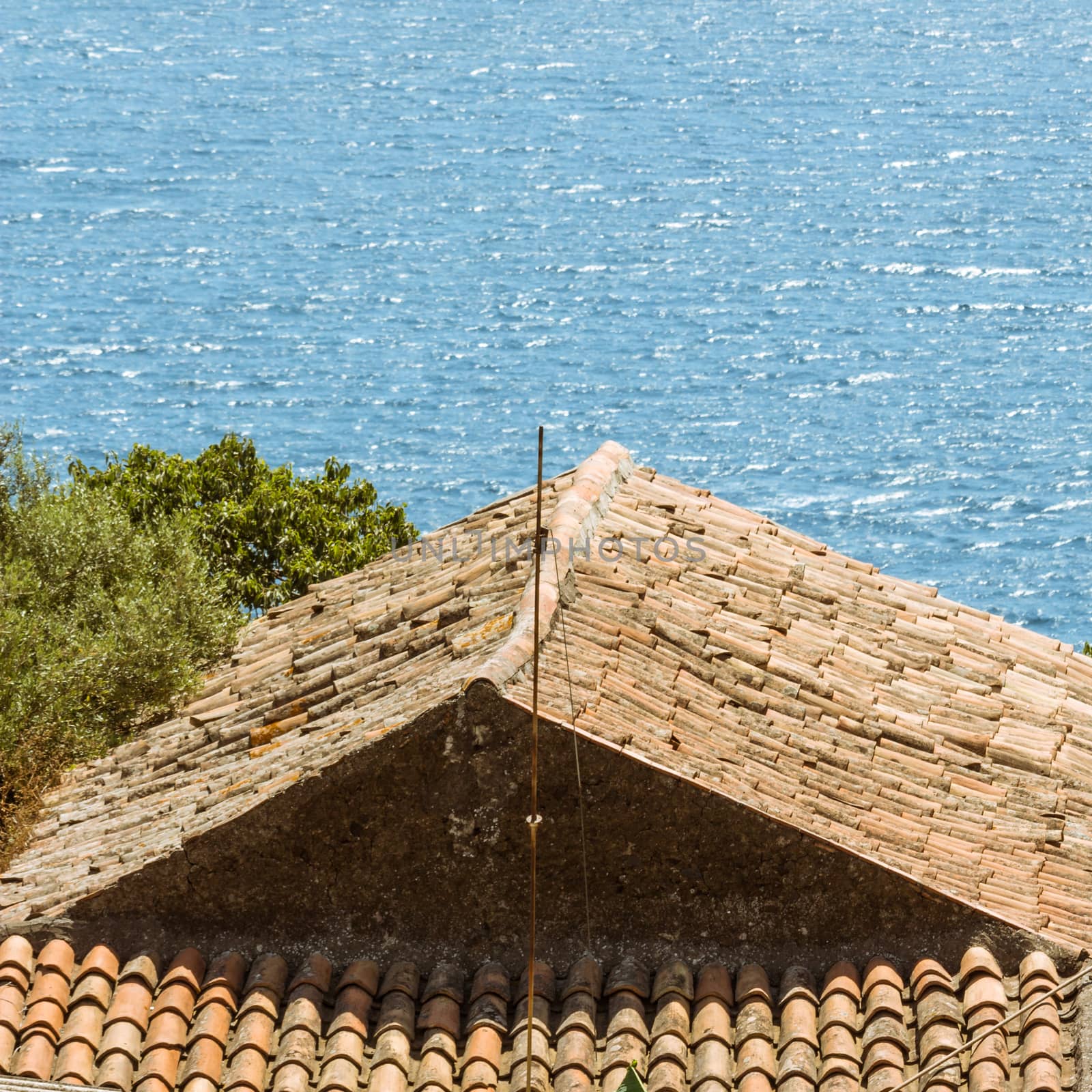 The beautiful Sicilian coast with ancient summer residences
