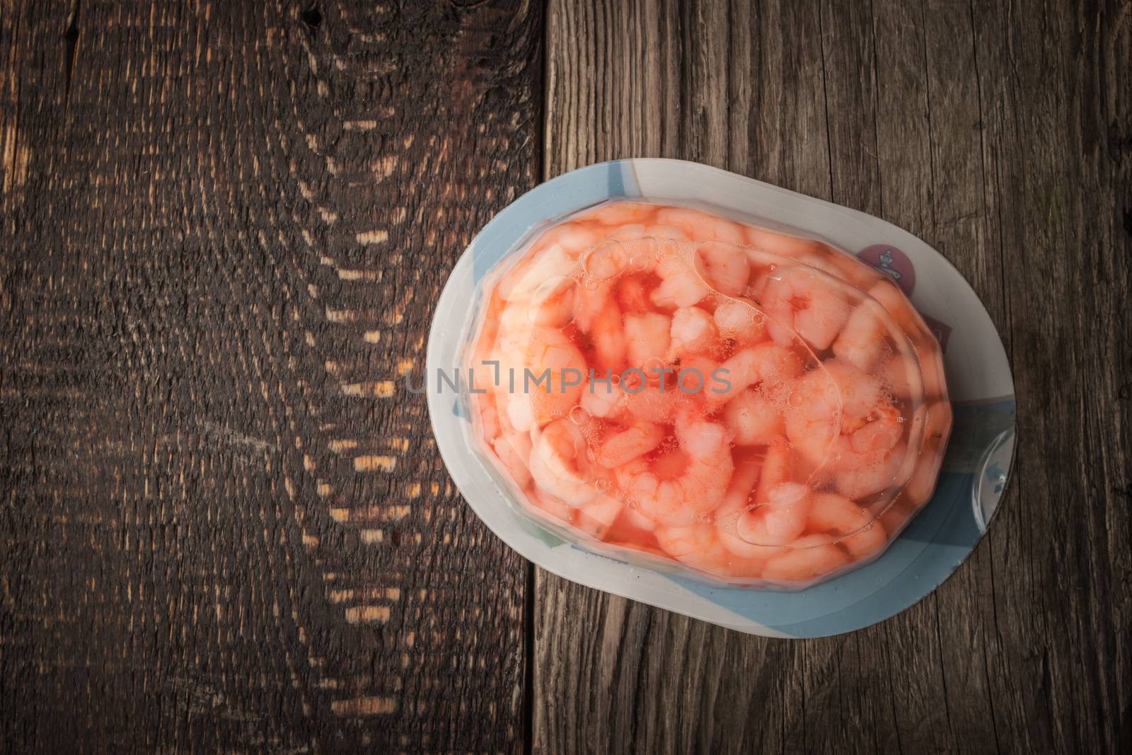 Shrimps in a package by Deniskarpenkov