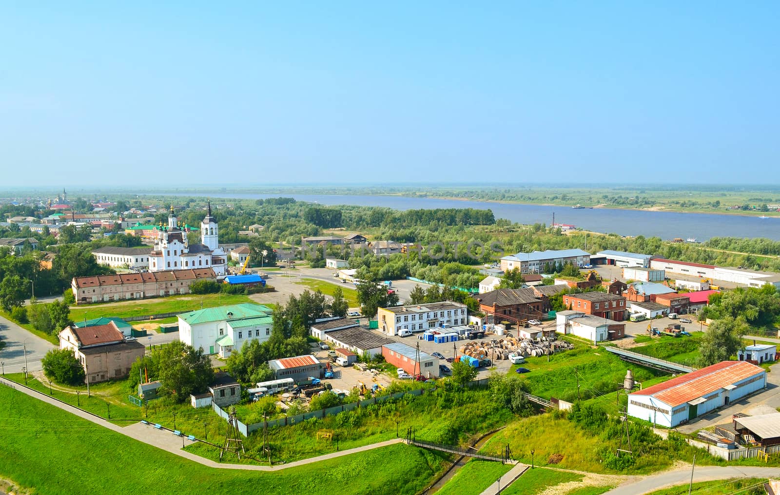 Piedmont district of Tobolsk. View from side of the Tobolsk Krem by veronka72